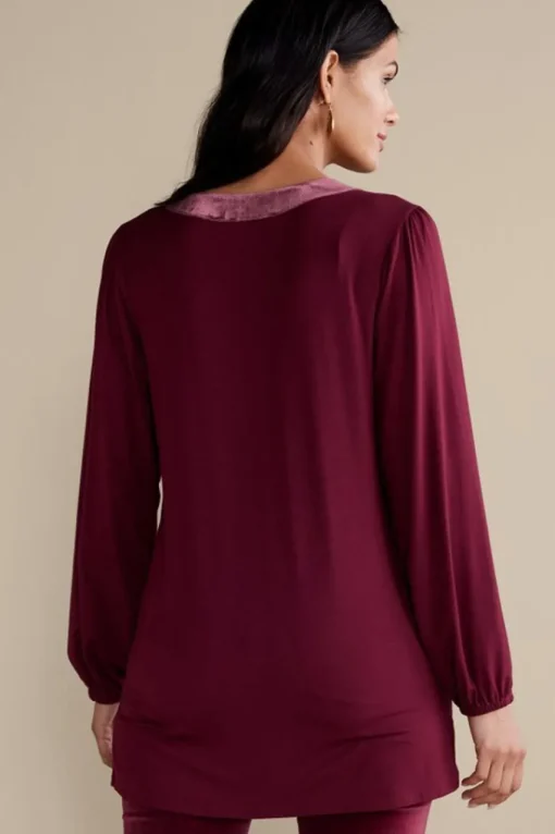 Soft Surroundings Adornment Top- Tops
