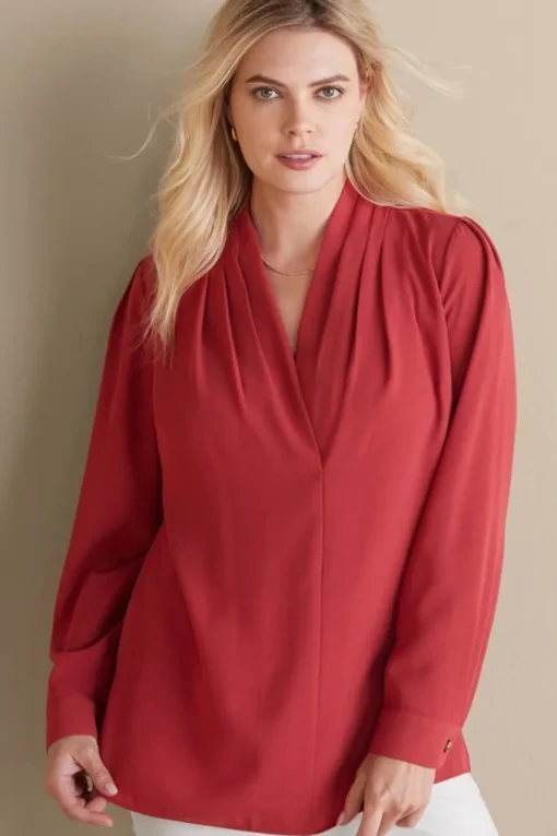 Soft Surroundings Akira Blouse- Tops