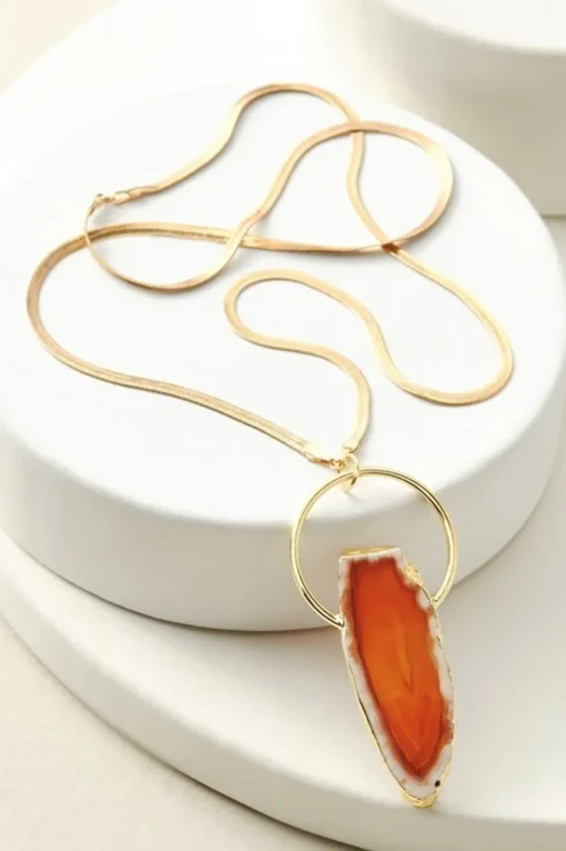 Soft Surroundings Arista Halo Pendant Necklace- Jewelry | Necklaces