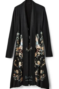 Soft Surroundings Ava Embroidered Cardigan- Sweaters & Cardigans