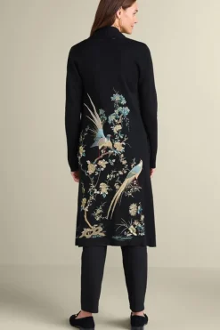 Soft Surroundings Ava Embroidered Cardigan- Sweaters & Cardigans