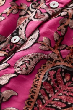 Soft Surroundings Bellarosa Velvet Tunic- Tops
