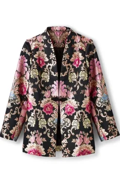 Soft Surroundings Branca Jacquard Jacket- Jackets & Coats