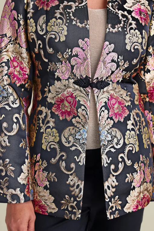 Soft Surroundings Branca Jacquard Jacket- Jackets & Coats
