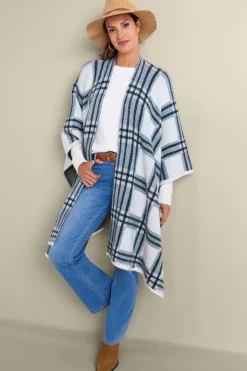 Soft Surroundings Braunwyn Plaid Wrap- Scarves & Wraps