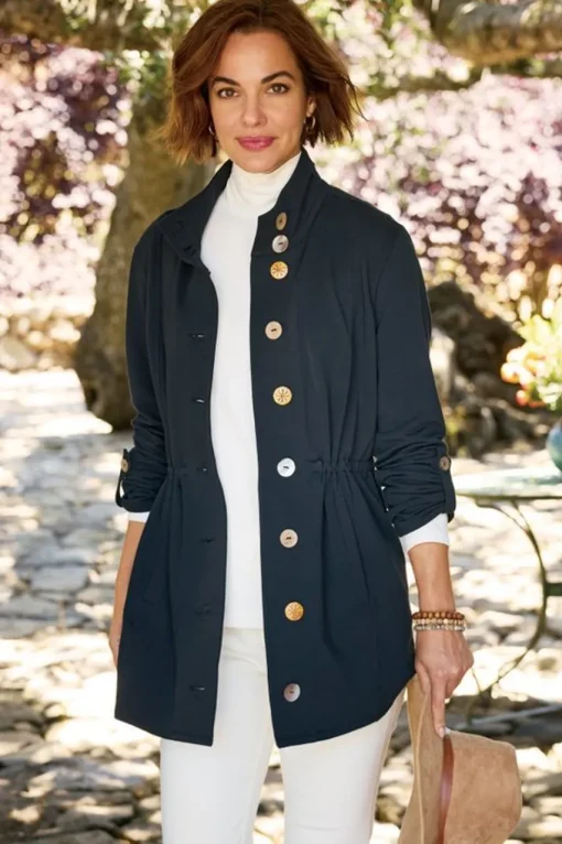 Soft Surroundings Caprice French Terry Jacket- Jackets & Coats