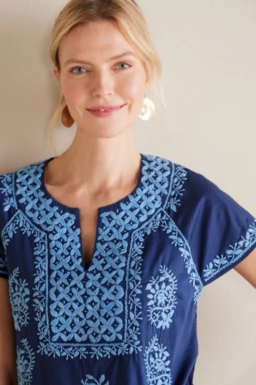 Soft Surroundings Davina Short Dress- Dresses