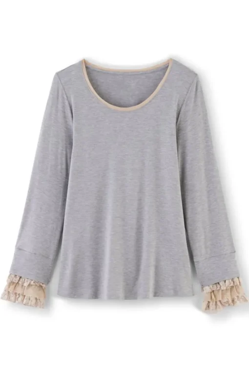 Soft Surroundings Ella Lace Top- Tops