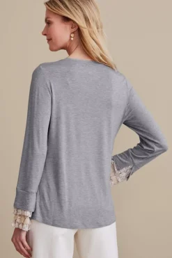 Soft Surroundings Ella Lace Top- Tops