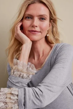 Soft Surroundings Ella Lace Top- Tops