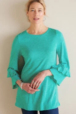 Soft Surroundings Erin Linen Blend Tunic- Tops