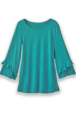 Soft Surroundings Erin Linen Blend Tunic- Tops