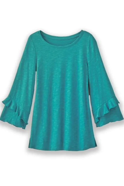 Soft Surroundings Erin Linen Blend Tunic- Tops
