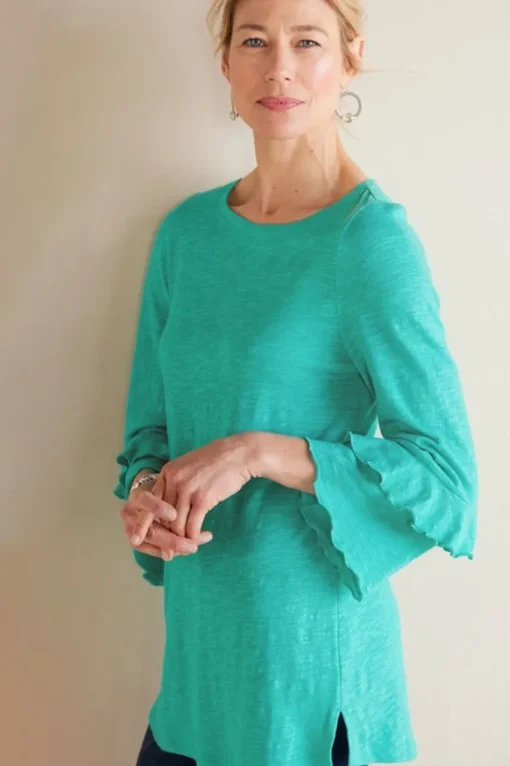 Soft Surroundings Erin Linen Blend Tunic- Tops