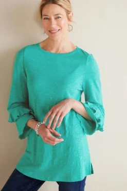 Soft Surroundings Erin Linen Blend Tunic- Tops