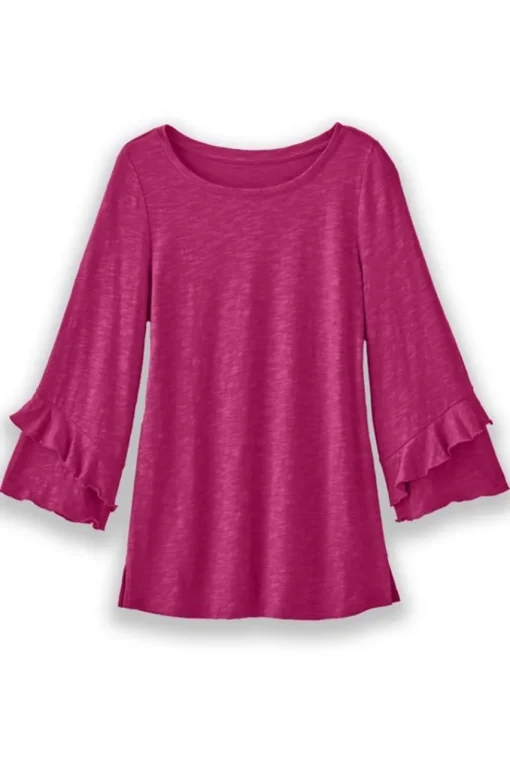 Soft Surroundings Erin Linen Blend Tunic- Tops