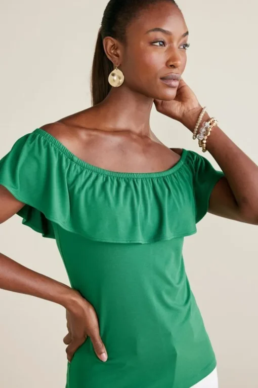 Soft Surroundings Essie Top- Tops