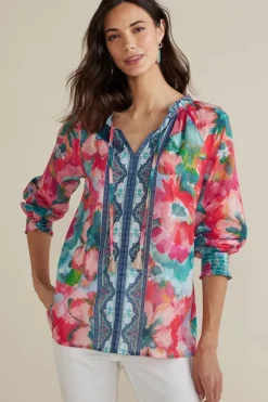 Soft Surroundings Evalina Top- Tops