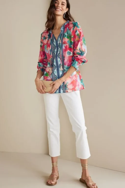 Soft Surroundings Evalina Top- Tops