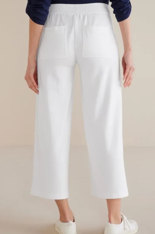 Soft Surroundings Fina French Terry Crop Pants- Pants