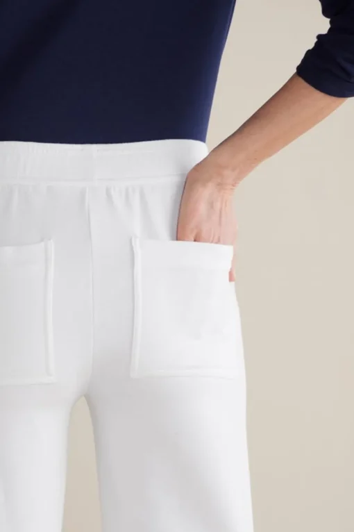 Soft Surroundings Fina French Terry Crop Pants- Pants