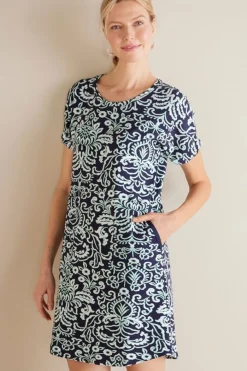 Soft Surroundings Fina French Terry Short Dress- Dresses