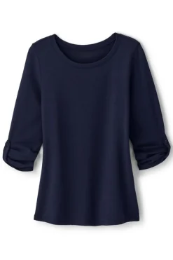 Soft Surroundings Fina French Terry Tee- Tops