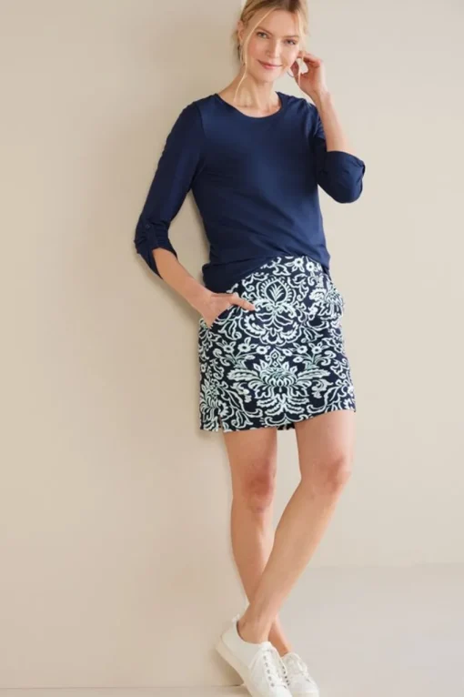 Soft Surroundings Fina French Terry Tee- Tops