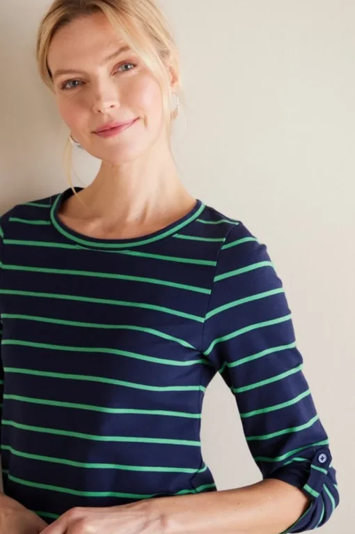 Soft Surroundings Fina French Terry Tee- Tops