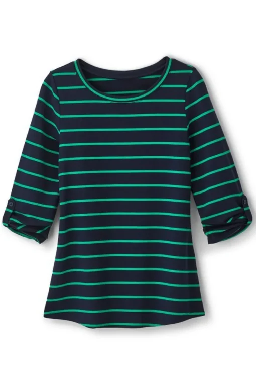 Soft Surroundings Fina French Terry Tee- Tops