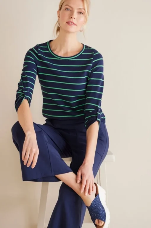 Soft Surroundings Fina French Terry Tee- Tops