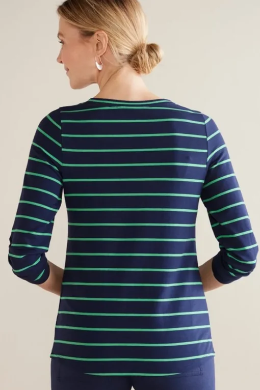Soft Surroundings Fina French Terry Tee- Tops