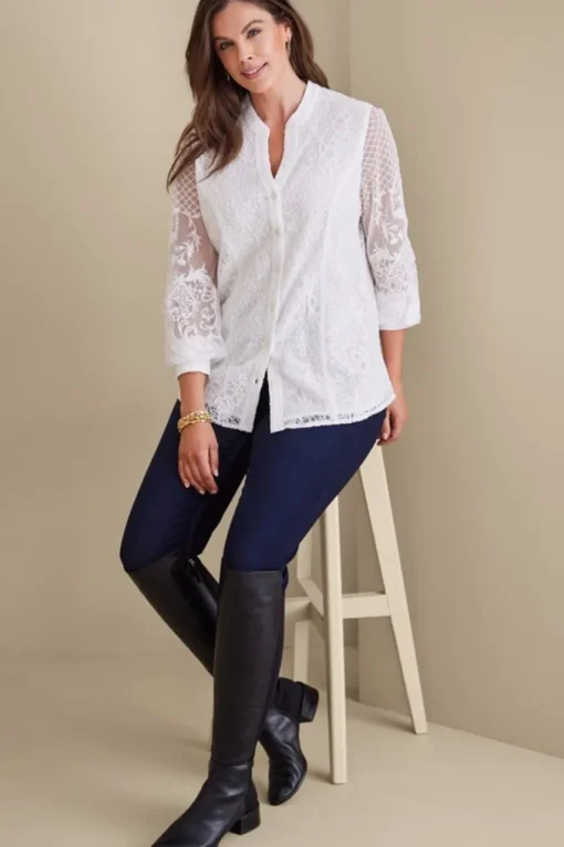 Soft Surroundings Fiori Top- Tops