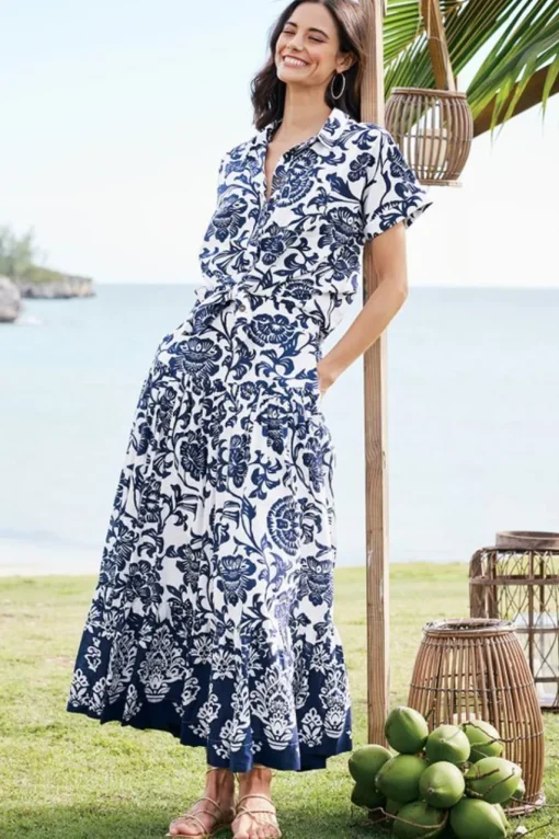 Soft Surroundings Gia Maxi Skirt- Skirts