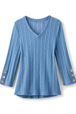 Soft Surroundings Goldie Knit Tunic- Tops | Tunics & Leggings