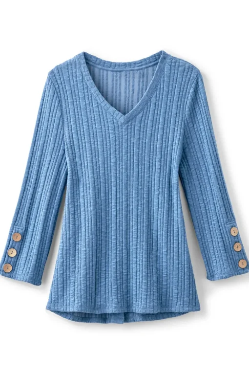 Soft Surroundings Goldie Knit Tunic- Tops | Tunics & Leggings