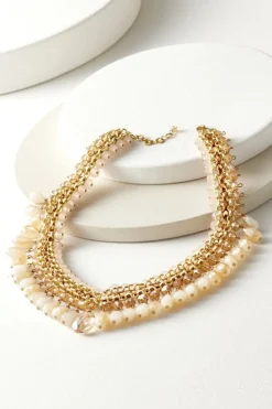 Soft Surroundings Hazel Bead Drops Necklace- Jewelry | Necklaces