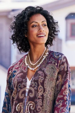 Soft Surroundings Hazel Bead Drops Necklace- Jewelry | Necklaces