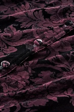 Soft Surroundings Icon Silk Velvet Poets Tunic Shirt- Tops