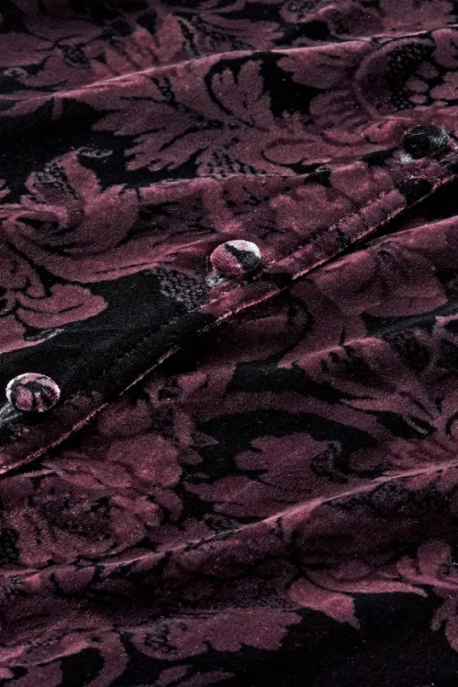 Soft Surroundings Icon Silk Velvet Poets Tunic Shirt- Tops