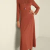Soft Surroundings Jackie Knit Maxi Dress- Dresses
