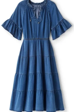 Soft Surroundings Jessanne Tencel™ Midi Dress- Dresses