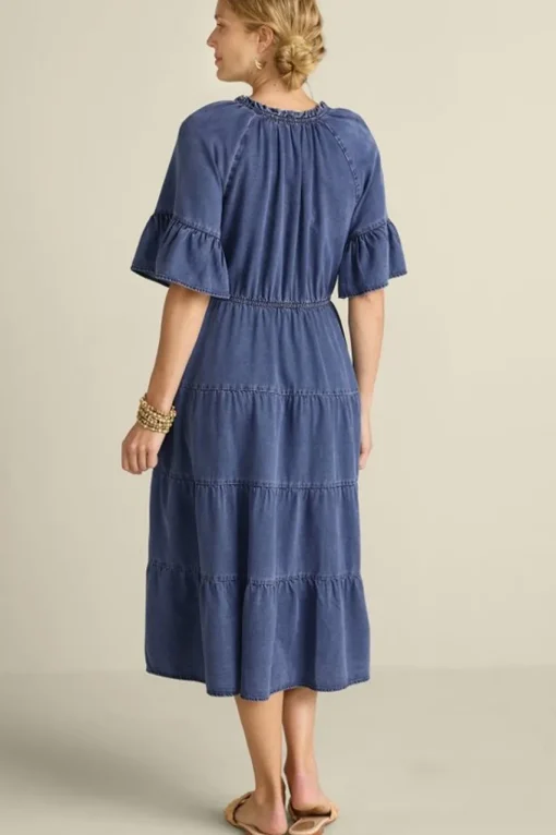 Soft Surroundings Jessanne Tencel™ Midi Dress- Dresses