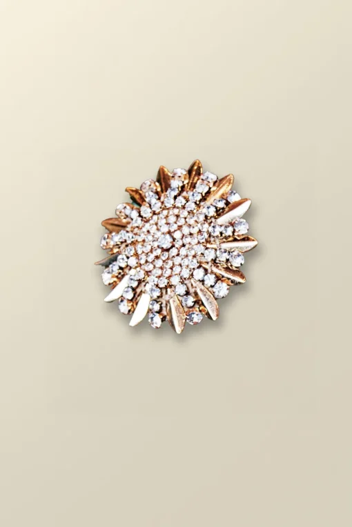 Soft Surroundings Juliana Flower Burst Brooch- Jewelry | Necklaces