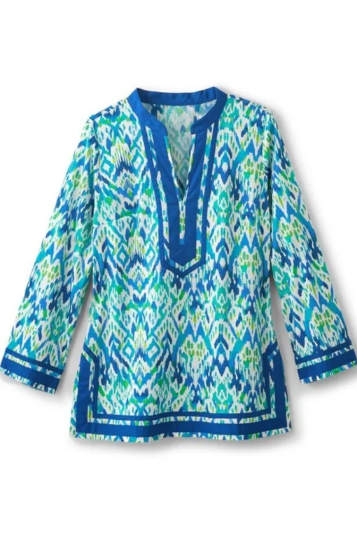 Soft Surroundings Kirti Ikat Tunic- Tops