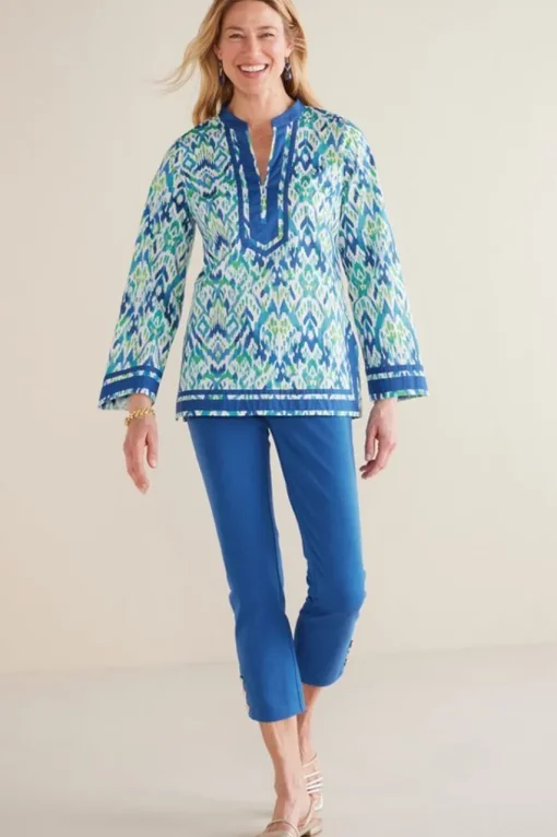 Soft Surroundings Kirti Ikat Tunic- Tops