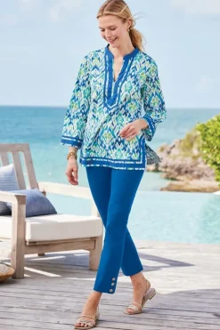 Soft Surroundings Kirti Ikat Tunic- Tops