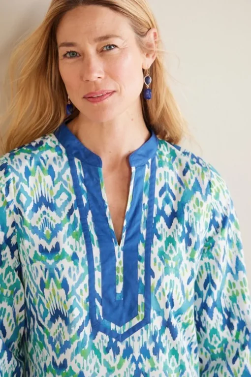 Soft Surroundings Kirti Ikat Tunic- Tops