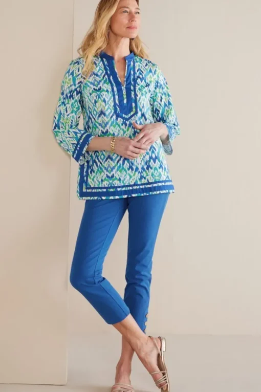 Soft Surroundings Kirti Ikat Tunic- Tops