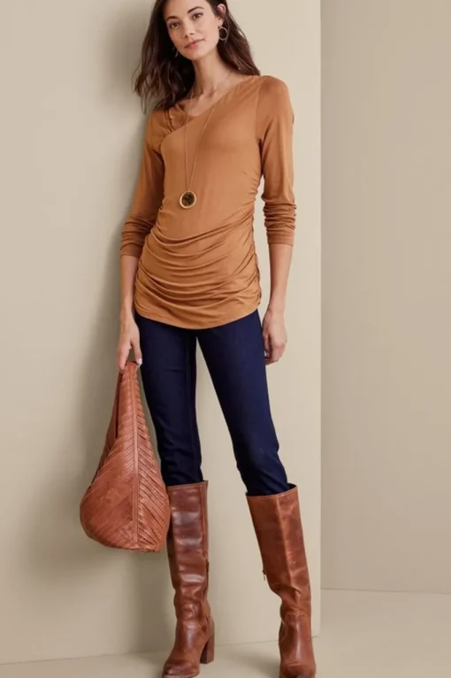 Soft Surroundings Linette Top- Tops